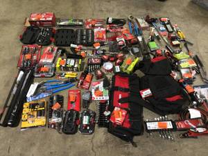 Lot of Mixed Hand Tools and Hardware Various Models and Conditions Customer Returns See Terms on Auction