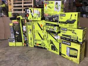 Lot of Ryobi Lawn Care Power Tools Customer Returns See Terms on Auction