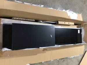 Husky Ready-to-Assemble 24-Gauge Steel Freestanding Garage Cabinet in Black (30 in. W x 72 in. H x 18 in. D) Customer Returns See Terms on Auction