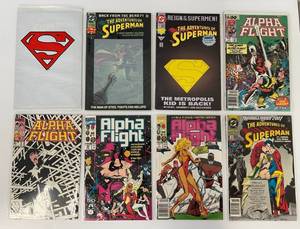 lot 2 image: Group Of Vintage Comic Books In Protective Sleeves Including Superman And More