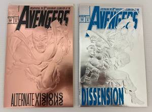 lot 16 image: Group Of Vintage Comic Books In Protective Sleeves Including #360 Avengers Beginning The 30th Anniversary Celebration And #363 Continuing The 30th Anniversary Of The Advengers