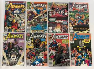 lot 18 image: Group Of Vintage Comic Books In Protective Sleeves Including The Avengers 30 Cent And More
