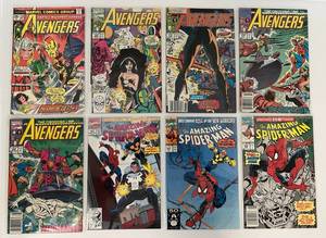 lot 19 image: Group Of Vintage Comic Books In Protective Sleeves Including The Advengers 25 Cent And More
