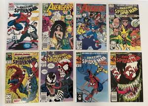 lot 20 image: Group Of Vintage Comic Books In Protective Sleeves Including The Amazing Spider-man And More