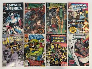 lot 35 image: Group Of Vintage Comic Books In Protective Sleeves Including  Captain America 75 Cent And More