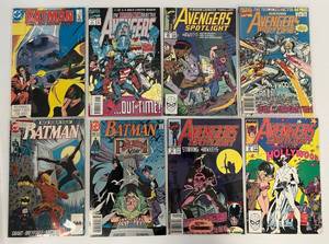 lot 38 image: Group Of Vintage Comic Books In Protective Sleeves Including Batman The New Adventures 75 Cent  And More