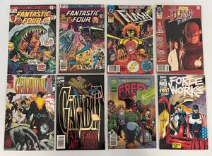 lot 58 image: Group Of Vintage Comic Books In Protective Sleeves Including Fantastic Four 25-35 Cent And More