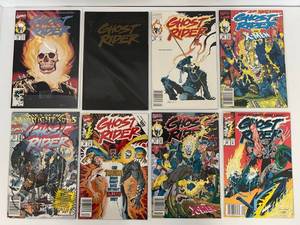 lot 64 image: Group Of Vintage Comic Books In Protective Sleeves Including  Ghost Rider And More
