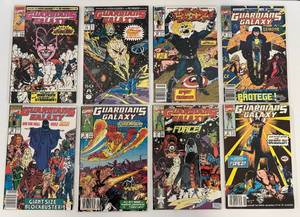 lot 66 image: Group Of Vintage Comic Books In Protective Sleeves Including Guardians Of The Galaxy
