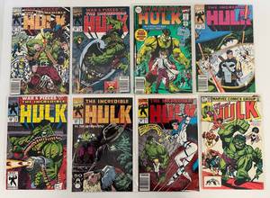 lot 71 image: Group Of Vintage Comic Books In Protective Sleeves The Incredible Hulk 60 Cent And More