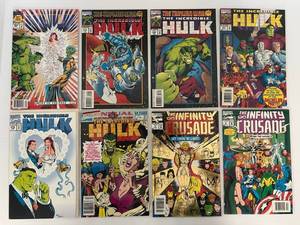 lot 75 image: Group Of Vintage Comic Books In Protective Sleeves Including The Incredible Hulk And The Infinity Crusade