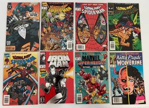 lot 84 image: Group Of Misc. Vintage Comic Books In Protective Sleeves Including Kitty Pryde And Wolverine 75 Cent, Iron Man, Spider-Man And More