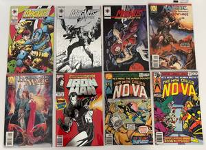 lot 85 image: Group Of Vintage Comic Books In Protective Sleeves Including The Man Called Nova 35 Cent And More