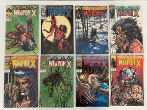 lot 87 image: Group Of Weapon X Vintage Comic Books In Protective Sleeves