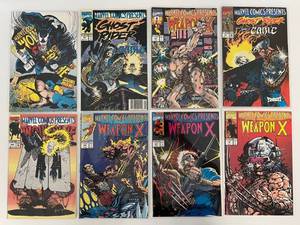 lot 88 image: Group Of Weapon X Vintage Comic Books In Protective Sleeves