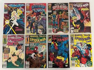 lot 89 image: Group Of Vintage Comic Books In Protective Sleeves Including Ghost Rider, Spider-man And More