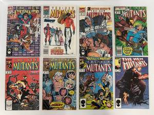 lot 92 image: Group Of The New Mutants Vintage Comic Books In Protective Sleeves Including  60-70 Cent And More