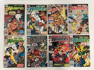 lot 95 image: Group of The New Warriors Vintage Comic Books In Protective Sleeves