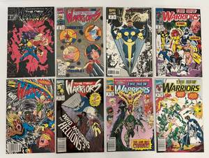 lot 97 image: Group of The New Warriors Vintage Comic Books In Protective Sleeves