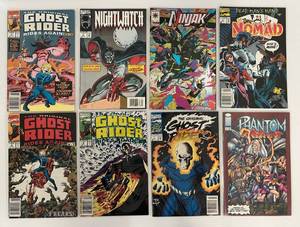 lot 99 image: Group Of Vintage Comic Books In Protective Sleeves Including Ghost Rider, Nightwatch And More