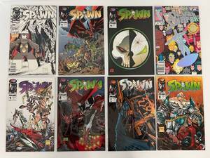 lot 108 image: Group Of Vintage Comic Books In Protective Sleeves Including The Silver Surfer Gaint Sized 75TH Issue, Spawn And More