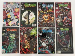 lot 109 image: Group Of Vintage Comic Books In Protective Sleeves Including The Silver Surfer Gaint Sized 75TH Issue, Spawn And More