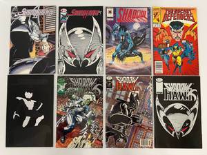 lot 117 image: Group Of Vintage Comic Books In Protective Sleeves Including The Secret Defenders, Shadow Hawk And More