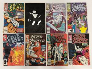lot 119 image: Group Of Vintage Comic Books In Protective Sleeves Including Shadow Hawk, Silver Surfer And More