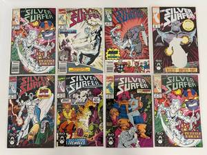 lot 121 image: Group Of Vintage Silver Surfer  Comic Books In Protective Sleeves