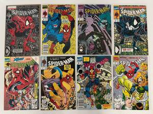 lot 125 image: Group Of Vintage Spiderman Comic Books In Protective Sleeves
