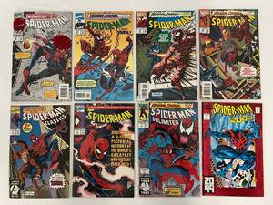 lot 127 image: Group Of Vintage Spiderman Comic Books In Protective Sleeves