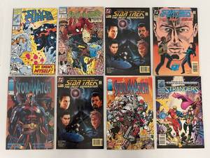 lot 129 image: Group Of Vintage Comic Books In Protective Sleeves Including The Silver Surfer, Spider-man, Star Trek And More
