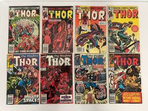 lot 134 image: Group Of Vintage Comic Books In Protective Sleeves Including 60 Cent The Mighty Thor