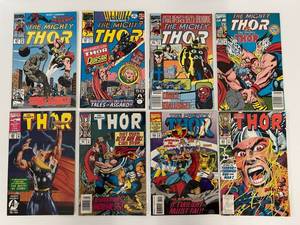 lot 140 image: Group Of Vintage Comic Books In Protective Sleeves Including  The Mighty Thor