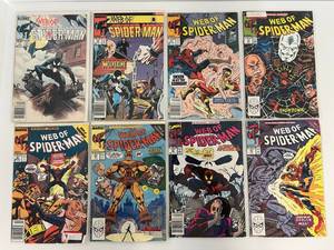 lot 149 image: Group Of Vintage Web Of Spider-man Comic Books In Protective Sleeves Including  65-75 Cent And More