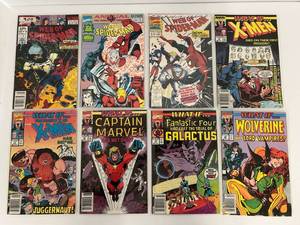 lot 155 image: Group Of Vintage Comic Books In Protective Sleeves Including Web Of Spiderman, The X-Men And More
