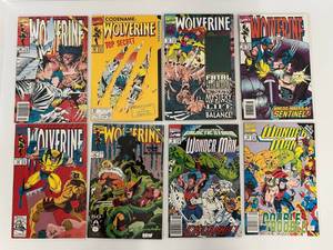 lot 159 image: Group Of Vintage Comic Books In Protective Sleeves Including Wolverine And More