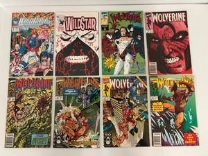 lot 158 image: Group Of Vintage Comic Books In Protective Sleeves Including Wildcats, Wolverine And More