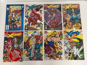 lot 169 image: Group Of Vintage Comic Books In Protective Sleeves Including X Men , X Force And More