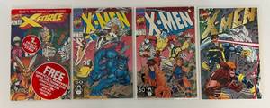 lot 174 image: Group Of Vintage Comic Books In Protective Sleeves Including X Men , X Force And More