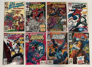 lot 21 image: Group Of Vintage Comic Books In Protective Sleeves Including  The West Coast Avengers 65 Cent And More