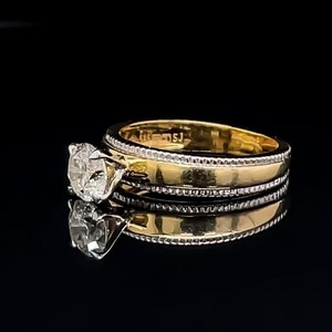 .70 CT Diamond Solitaire Ring in 14k Gold w IDGL Diamond Report $2500 Retail