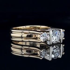 1.00 Carat EFFY Designer Diamond Custom Engagement Ring 14k Gold $3750 Retail VIDEO
