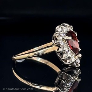 1.60 CT Tourmaline & Diamond Estate Ring 14k Gold $1999 Retail
