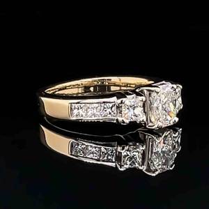 2.00 Carat Diamond Engagement Ring in 14k Yellow Gold $5,750 Retail VIDEO