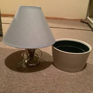 Lamp and Planter