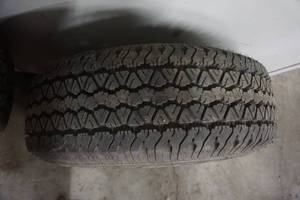 lot 22 image: Goodyear Wrangler 16 Truck Tire on 6 Bolt Rim