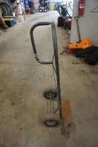 lot 15 image: 2 Wheel Metal Material Movement DollyCart