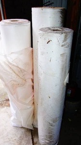 Three Total and Approx. 4 feet Rolls of Heavy Duty Fabric Wrap