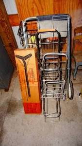Utility carts, basket of balls etc.